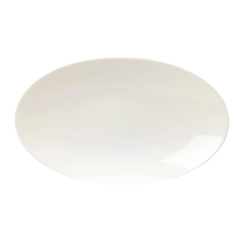 White Academy Oval Plate