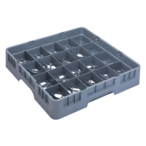 Gray plastic Cup Rack with compartments