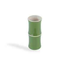 green Ceramic Bamboo Tiki Mug
