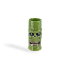 green Ceramic Pele Tiki Mug