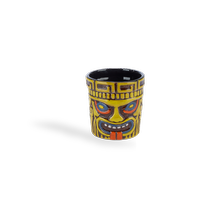 yellow Ceramic Pele Tiki Mug