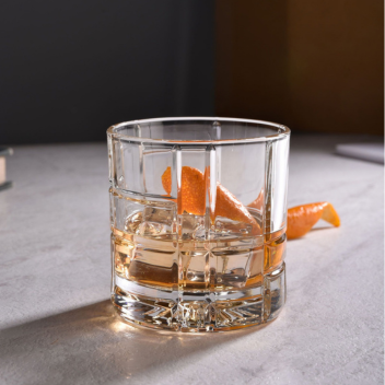 short drink with orange zest